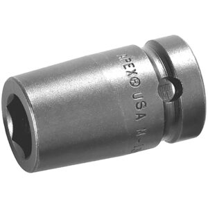 Apex M-13MME3 13mm 6-Point Standard Impact Socket, Magnetic For Sheet Metal Screws, Predrilled Holes, 3/8'' Square Drive