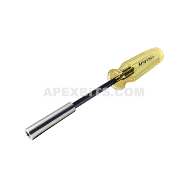 Apex M-1500-P 8-1/2'' Replaceable Bit Driver, 1/4'' Hex Bits, Magnetic