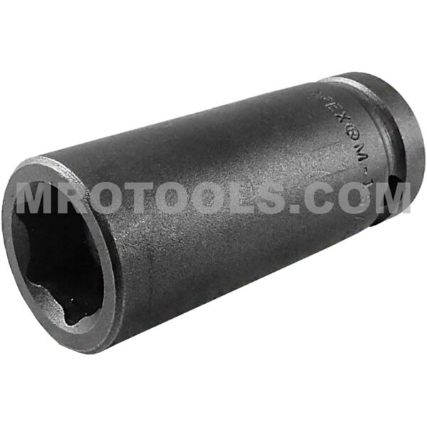 Apex M-15MM25 15mm 6-Point Long Impact Socket, Magnetic, 1/2'' Square Drive