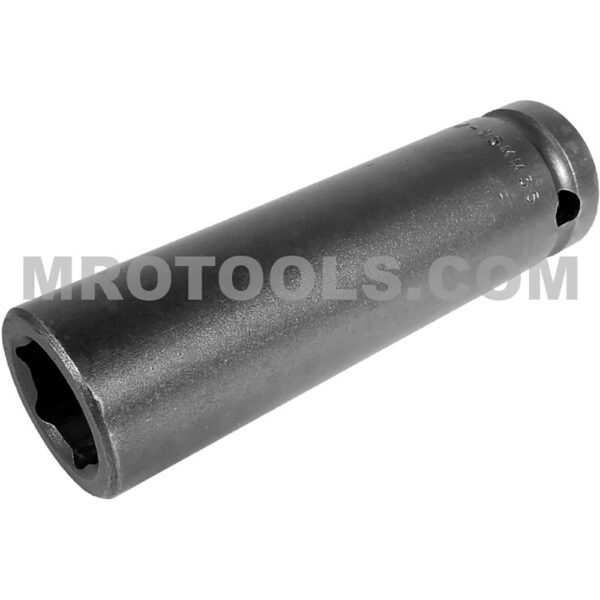 Apex M-15MM35 6-Point Extra Long Impact Sockets, Magnetic, 1/2'' Square Drive