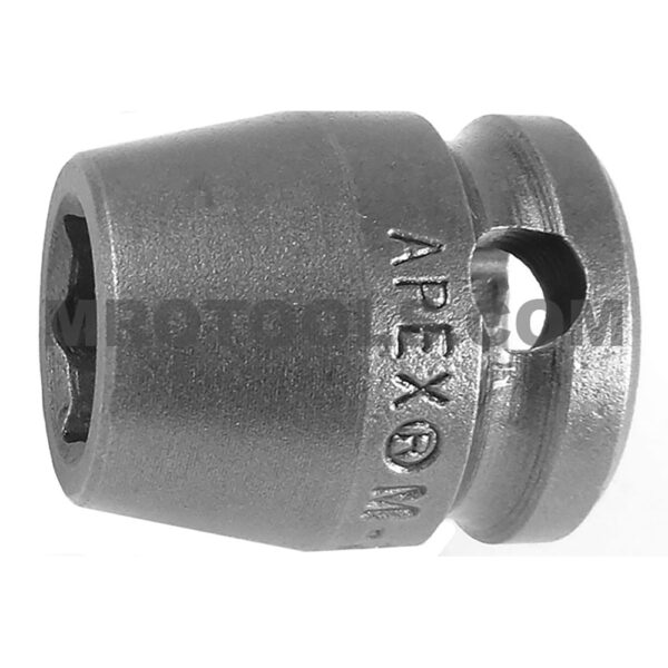 Apex M-3012 3/8'' 6-Point Short Impact Socket, Magnetic, 3/8'' Square Drive