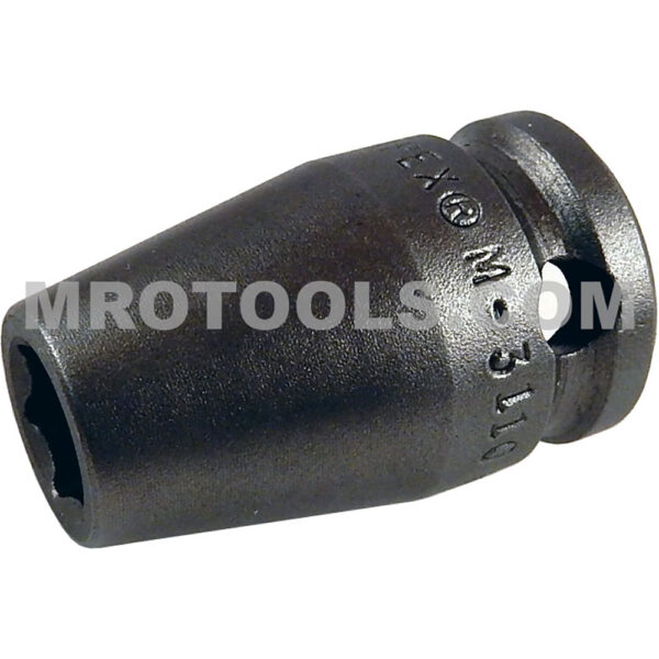Apex M-3110 5/16'' 6-Point Standard Impact Socket, Magnetic, 3/8'' Square Drive