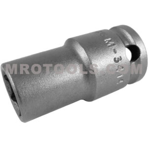 Apex M-3414 7/16'' 6-Point Standard Impact Socket, Magnetic, Thin Wall, 3/8'' Square Drive