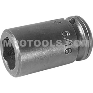 Apex 1E08 1/4'' 6-Point Impact Socket, For Sheet Metal Screws, Predrilled Holes, 1/4'' Square Drive