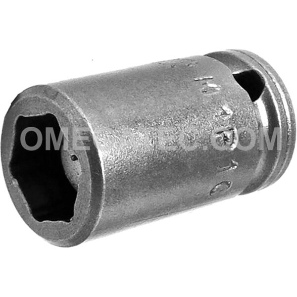 Apex M1P10 5/16'' 6-Point Impact Socket, Magnetic, For Sheet Metal Screw, Self-Drilling And Tapping Screws, 1/4'' Square Drive