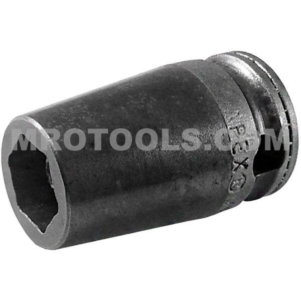 Apex M3P12 3/8'' 6-Point Impact Socket, For Sheet Metal Screws, Self-Tapping, Magnetic, 3/8'' Square Drive