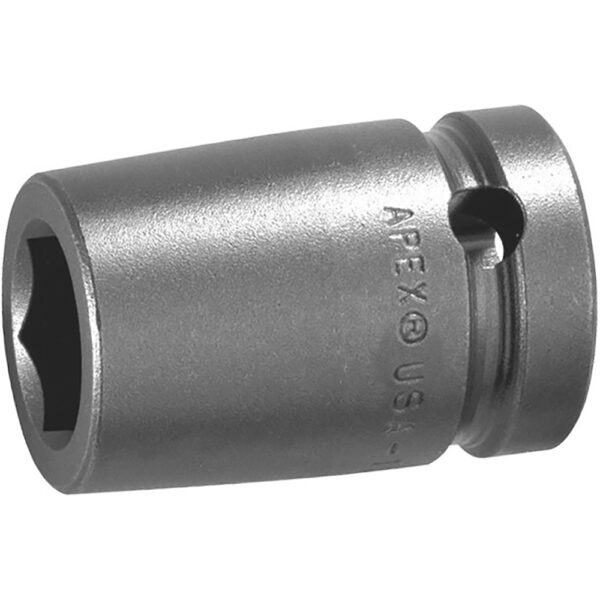 Apex M5E14 7/16'' 6-Point Impact Socket, Magnetic, For Sheet Metal Screws, Predrilled Holes, 1/2'' Square Drive