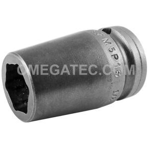 Apex M5P16 1/2'' 6-Point Impact Socket, Magnetic, For Sheet Metal Screws, Self-Tapping Screws, 1/2'' Square Drive