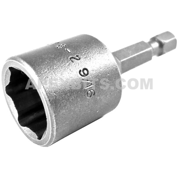 Apex M6N-0818-2 9/16'' 6-Point Nutsetter, Magnetic, 1/4'' Power Drive