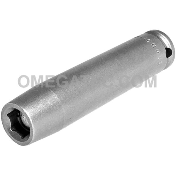 Apex MB-10MM33 10mm 6-Point Extra Long Impact Socket, Magnetic Bolt Clearance, 3/8'' Square Drive