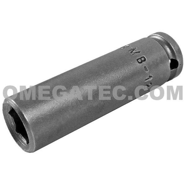 Apex MB-1210 5/16'' 6-Point Long Impact Socket, Magnetic, 1/4'' Square Drive