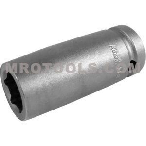 Apex MB-14MM25 14mm 6-Point Long Impact Socket, Magnetic Bolt Clearance, 1/2'' Square Drive