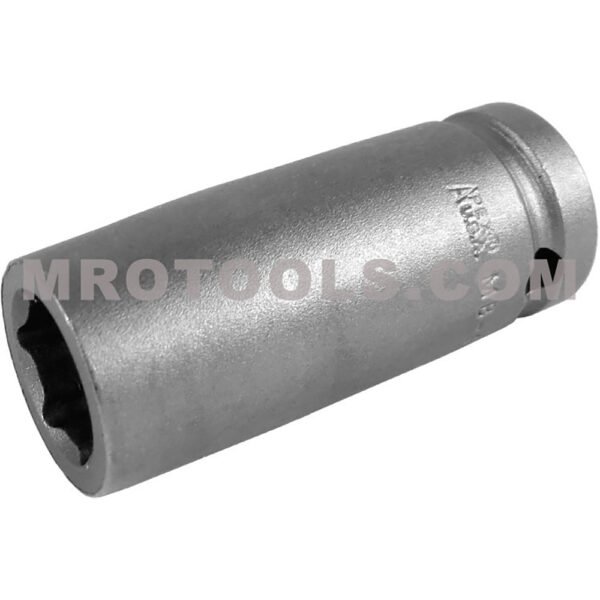 Apex MB-14MM25 14mm 6-Point Long Impact Socket, Magnetic Bolt Clearance, 1/2'' Square Drive