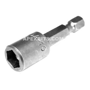 Apex MDA-10 5/16'' 6-Point Nutsetter, For Sheet Metal Screws, Magnetic, 1/4'' Hex Power Drive