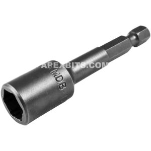Apex MDB-12 3/8'' 6-Point Nutsetter, For Sheet Metal Screws, Magnetic, 1/4'' Hex Power Drive