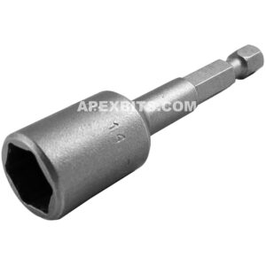 Apex MDB-14 7/16'' 6-Point Nutsetter, For Sheet Metal Screws, Magnetic, 1/4'' Hex Power Drive
