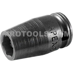 Apex MX-1108 1/4'' 6-Point Standard Impact Socket, Magnetic, 1/4'' Square Drive