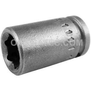 Apex MX-1111 11/32'' 6-Point Standard Impact Socket, Magnetic, 1/4'' Square Drive