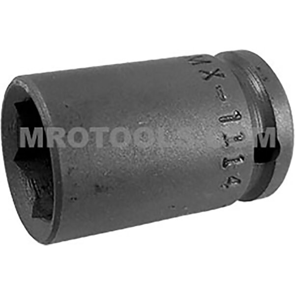 Apex MX-1114 7/16'' 6-Point Standard Impact Socket, Magnetic, 1/4'' Square Drive