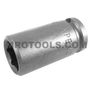 Apex MZA-110 1/4'' Angled Grease Fitting Magnetic Socket, 5/16'' Hex