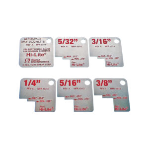 OM2-1522HST-B Aerospace 'B' Hi-Lite Protrusion Gauge - Red Markings