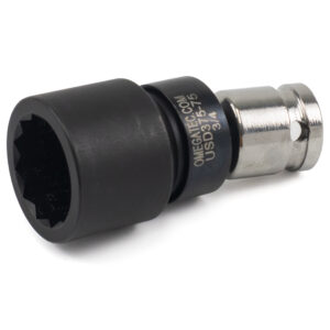 USD375-75 3/4'' 12-Point Low Profile Swivel Socket, 3/8'' Square Drive