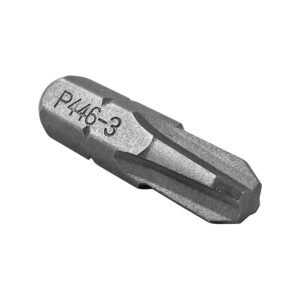 P446-3 1/4'' Phillips #3 Insert Bits, Limited Clearance