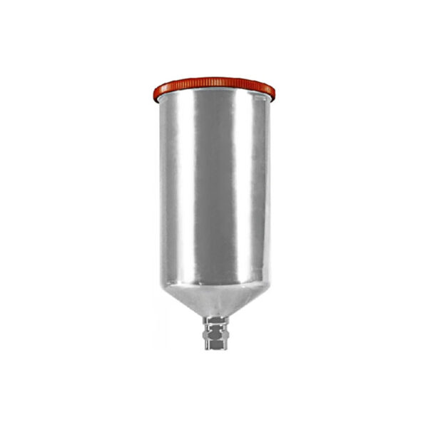 PCU3501S Astro Pneumatic Aluminum Gravity Feed Cup with Screw-on Lid - 1 Liter Capacity