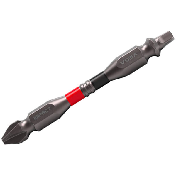 Vega T165P2R2BT Impactech Phillips P2 + SQ2 Double End Power Drive Bit