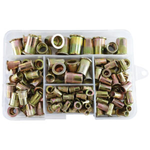 RN120 Astro Pneumatic Steel Riven SAE Nut 120PC Assortment