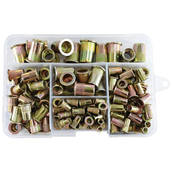 RN120 Astro Pneumatic Steel Riven SAE Nut 120PC Assortment