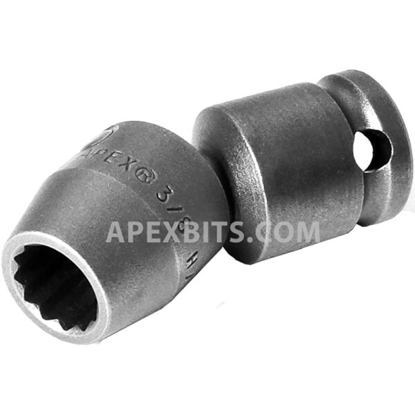 Apex SA-122-D 3/8'' 12-Point Universal Wrench, 3/8'' Square Drive