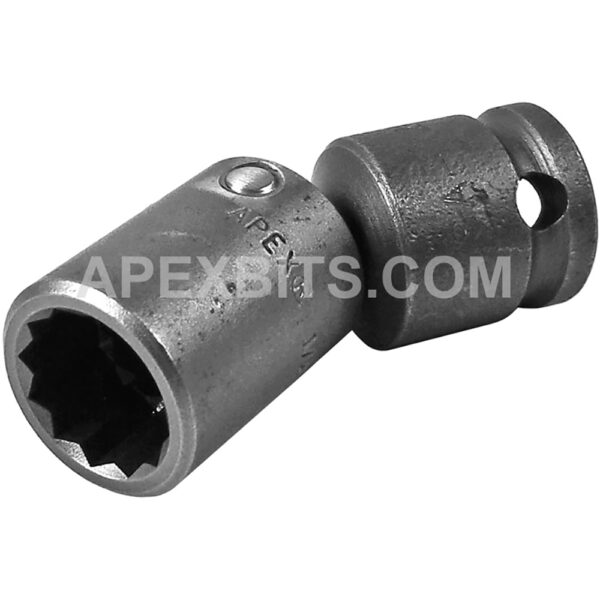 Apex SA-124-D 1/2'' 12-Point Universal Wrench, 3/8'' Square Drive