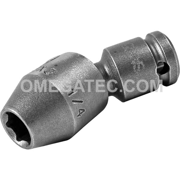 Apex SA-25 1/4'' 6-Point Universal Wrench, 1/4'' Square Drive