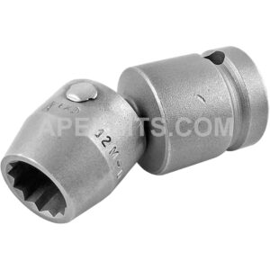 Apex SA-57-12M-D 12mm 12-Point Metric Universal Wrench, 1/2'' Square Drive