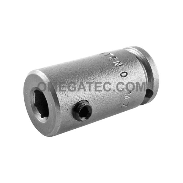 Apex SC-108 Bit Holder 1/4'' to 1/4'' Adapter With Set Screw Pin, 1/4'' Square Drive