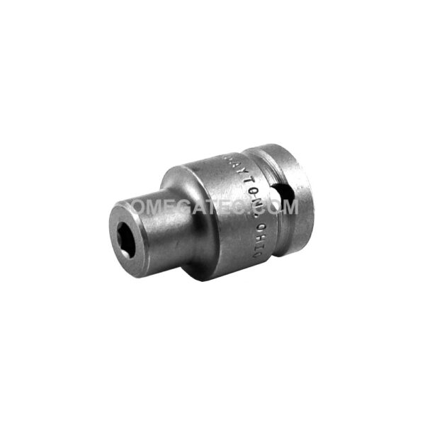 Apex SC-508 Bit Holder 1/4'' to 1/2'' Adapter With Set Screw Pin, 1/4'' Square Drive
