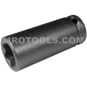 Apex SF-13MM35 13mm 6-Point Extra Long Impact Socket, Surface Drive, 1/2'' Square Drive