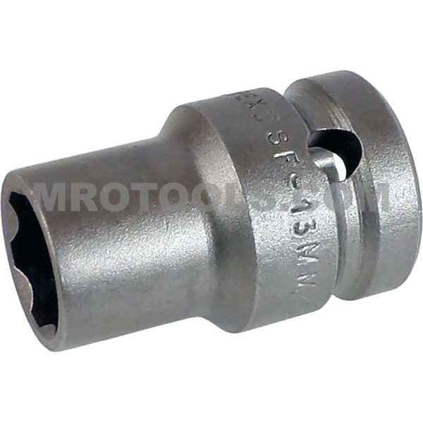 Apex SF-13MM45 13mm 6-Point Standard Impact Socket, Surface Drive, Thin Wall, 1/2'' Square Drive