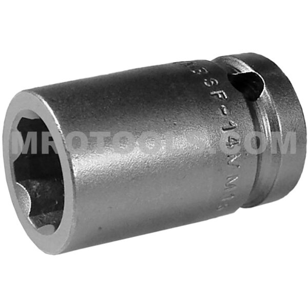 Apex SF-14MM15 14mm 6-Point Standard Impact Socket, Surface Drive, 1/2'' Square Drive