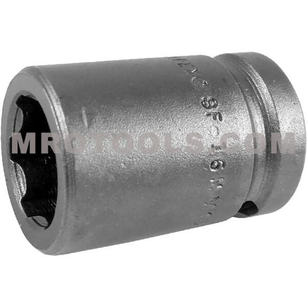 Apex SF-16MM15 16mm 6-Point Standard Impact Socket, Surface Drive, 1/2'' Square Drive