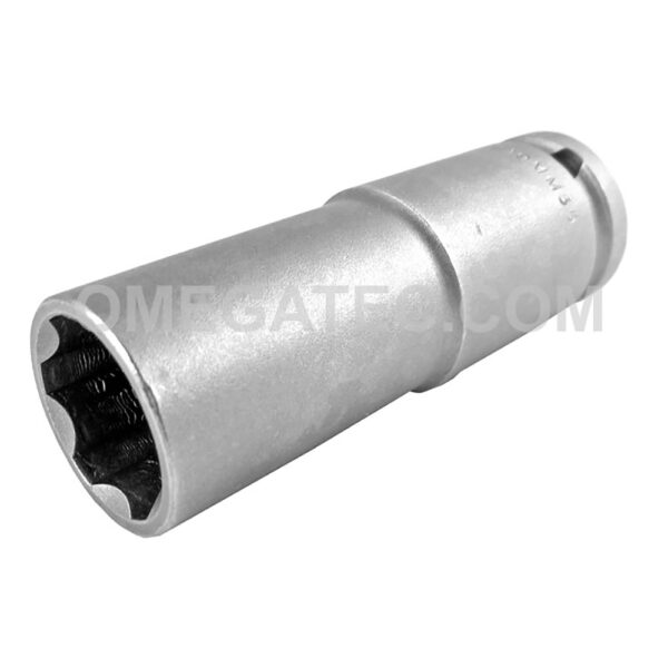 Apex SF-19MM55 19mm 6-Point Extra Long Impact Socket, Surface Drive, Thin Wall, 1/2'' Square Drive