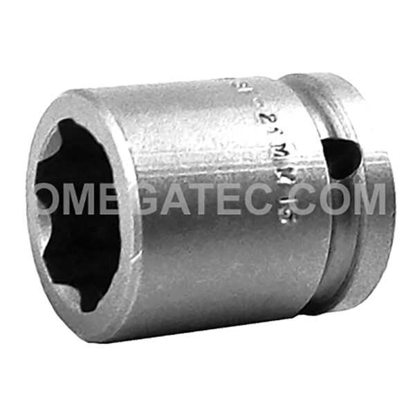Apex SF-21MM15 21mm 6-Point Standard Impact Socket, Surface Drive, 1/2'' Square Drive
