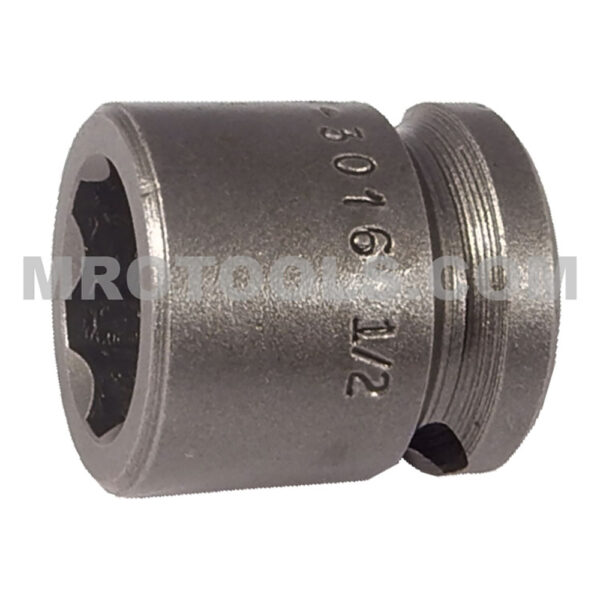 Apex SF-3016 1/2'' 6-Point Short Impact Socket, Surface Drive, 3/8'' Square Drive