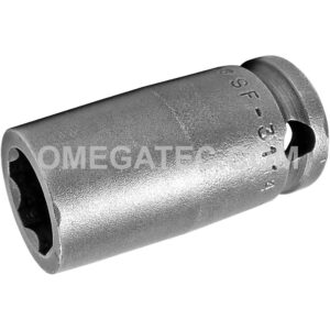 Apex SF-3114 7/16'' 6-Point Standard Impact Socket, Surface Drive, 3/8'' Square Drive