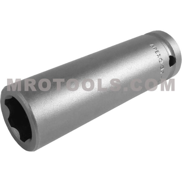 Apex SF-5320 5/8'' 6-Point Extra Long Impact Socket, Surface Drive, 1/2'' Square Drive