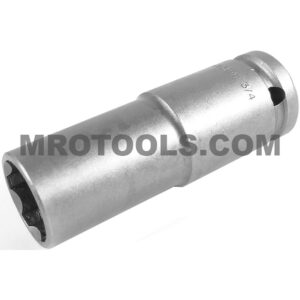 Apex SF-5524 3/4'' 6-Point Extra Long Impact Socket, Surface Drive, Thin Wall, 1/2'' Square Drive