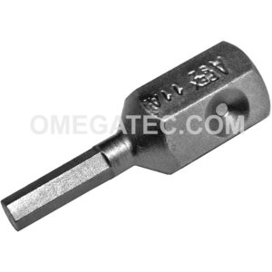 Apex SZ-11-A 5/32'' 6-Point Impact Socket Head Bit, 7/16'' Hex Drive Insert Only