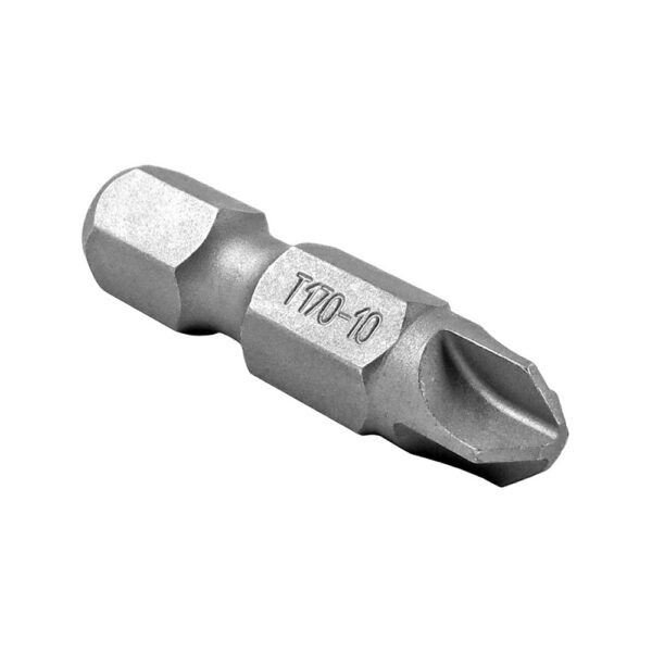 T170-10 1/4'' Hex Power Drive Bit for #10 Torq-Set Recess