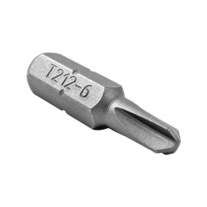 T212-6 1/4'' Hex Insert Bit for #6 Torq-Set Recess